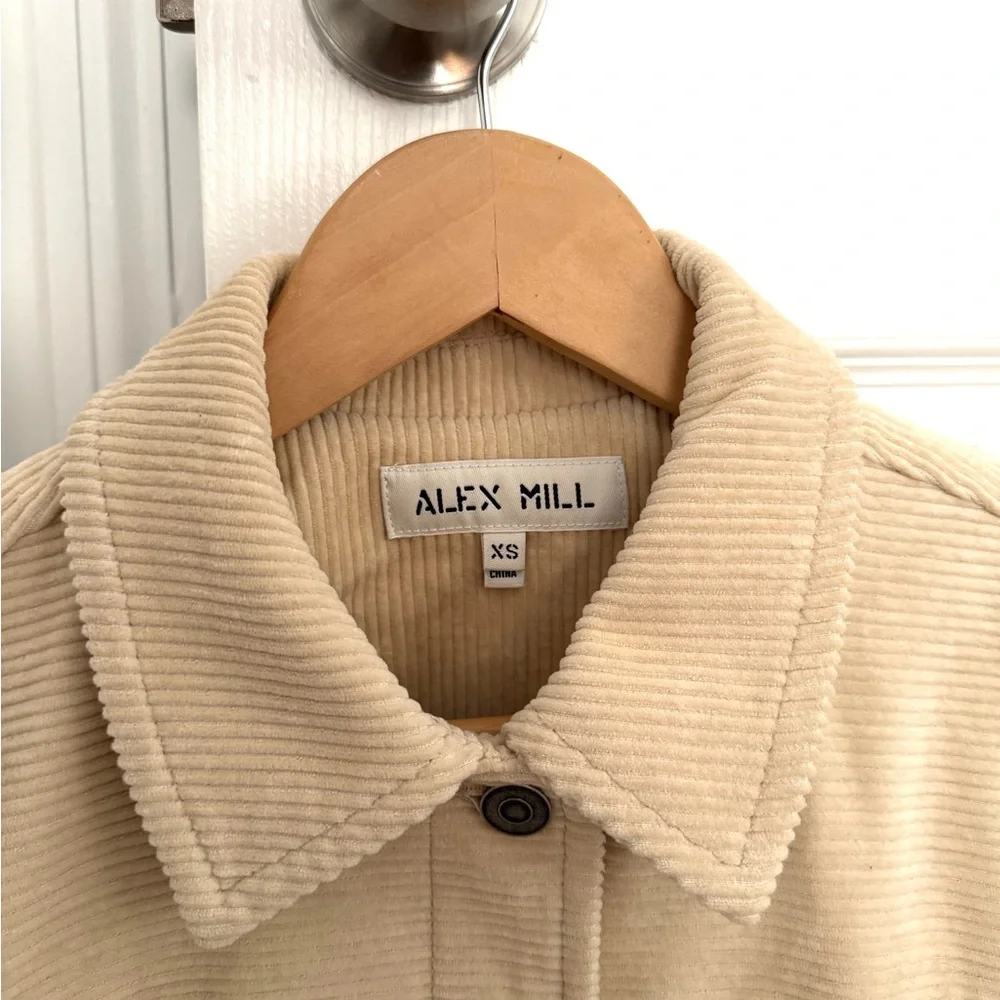 Alex Mill Camden Jacket In Light Bone Corduroy / XS - Picture 4 of 4
